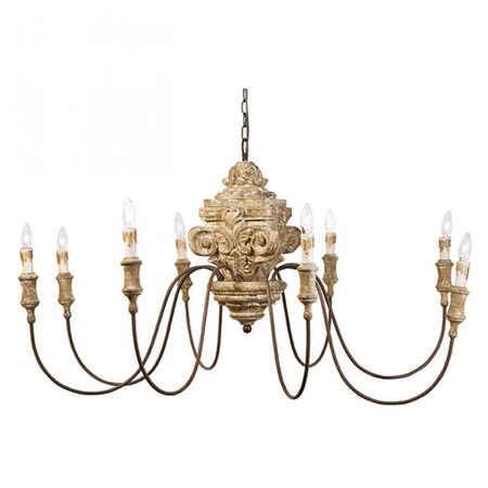 Regina Andrew Wood Carved Chandelier 16-1018